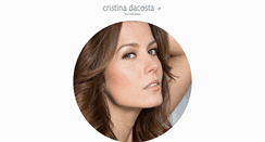 Desktop Screenshot of cristinadacosta.com